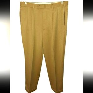 W36 L31 N.O.S. Vintage Culwell & Son of Dallas Pleated & Cuffed Wool Dress Pant